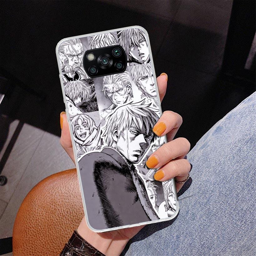 Vinland Saga Phone Case For Xiaomi Poco X7 X6 X5 Pro F7 Ultra Redmi 15C 15 13C 13 12C 12 10 10A 10C 9 9A 9C 9T Cover Poco X7 X6