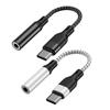Аудиокабель USB C на 3,5 мм с чипом декодирования улучшает качество звука для голосовых вызовов и прослушивания музыки, с управлением на линии