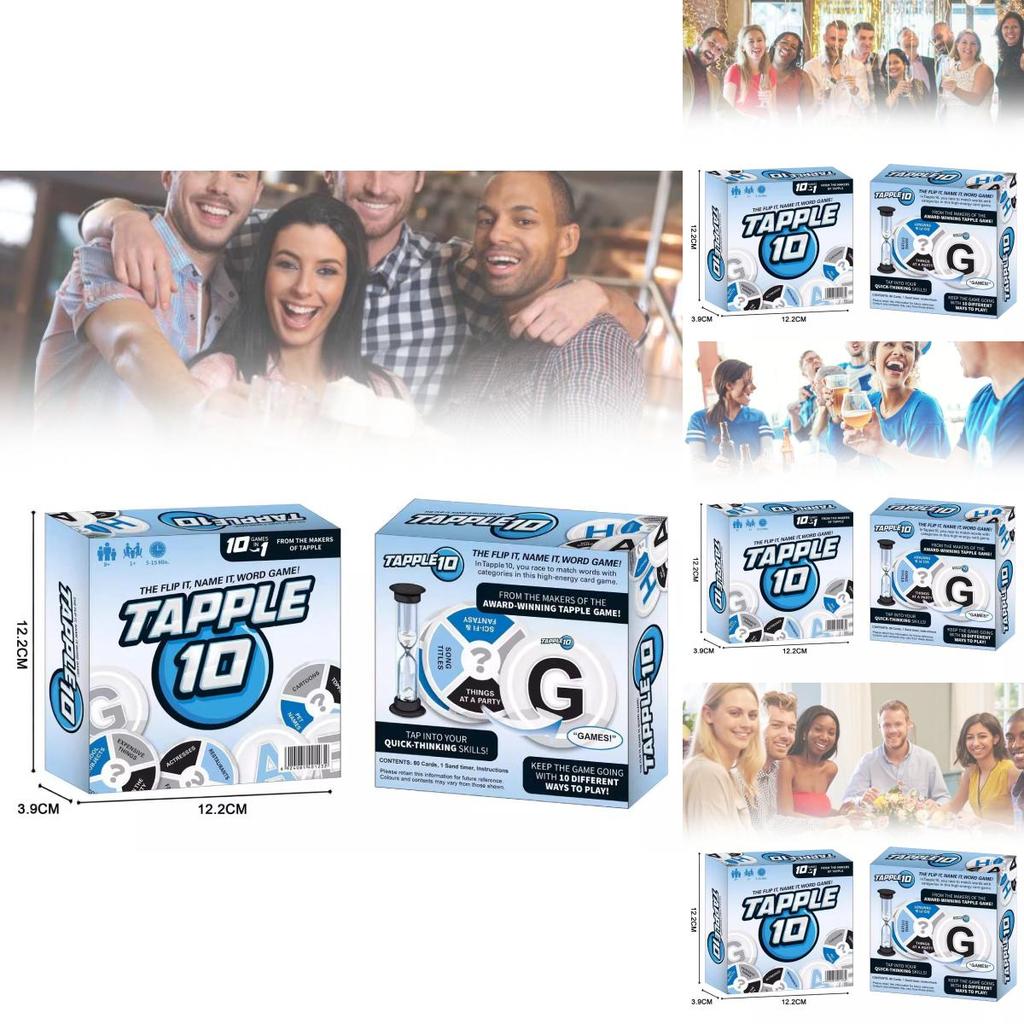 Tapple Английская карточная игра Интерактивная веселая обучающая игра для всех возрастов