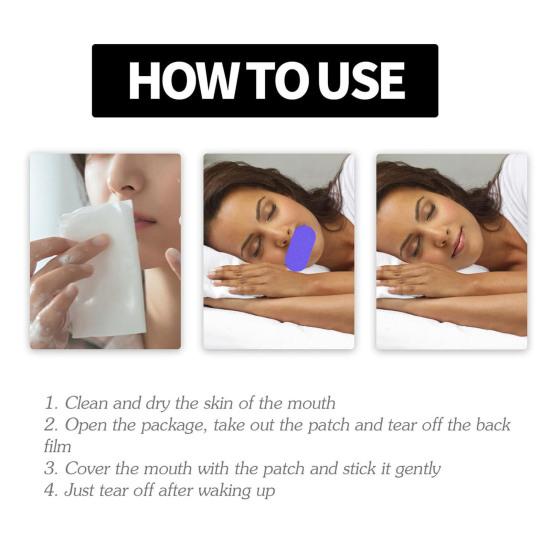 60 шт. Пластырь для сна против храпа, облегчающий заложенность носа, дышащий, гипоаллергенный, безболезненный, для снятия сна