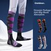 Лыжные носки для мужчин и женщин, дышащие компрессионные чулки, термоноски, теплые толстые зимние носки выше колена для занятий спортом на открытом воздухе