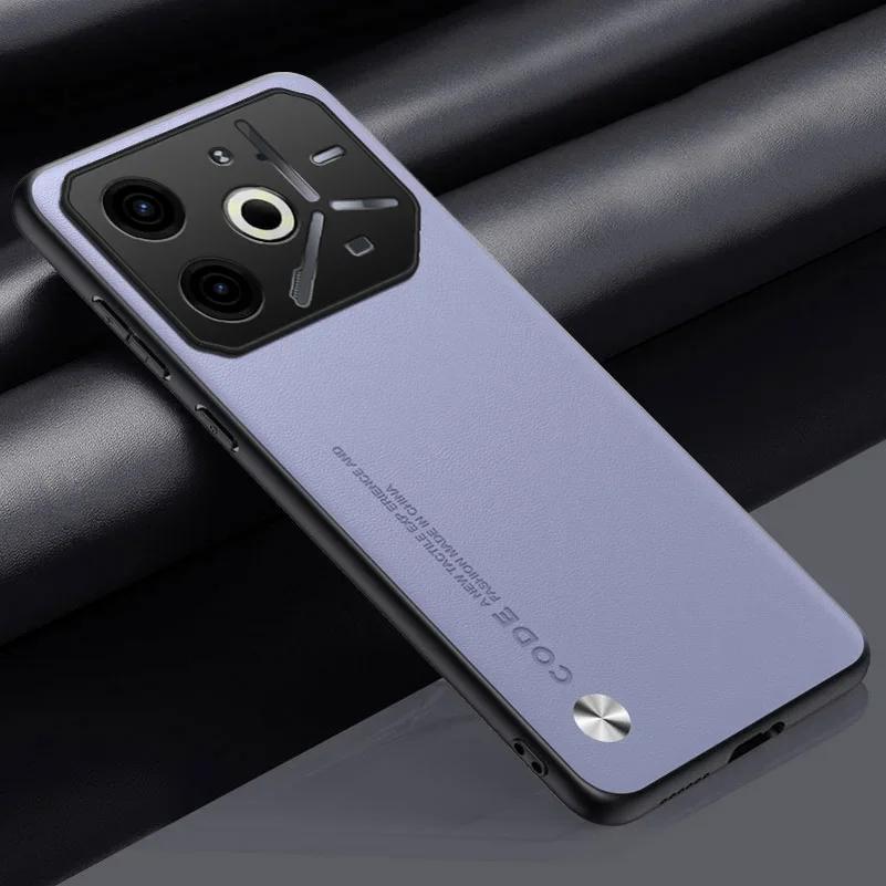 Простой жесткий чехол из искусственной кожи для Tecno POVA 6 Neo 6pro, матовый силиконовый бампер, защита камеры, противоударный чехол для телефона Pova6 NEO 6 Pro