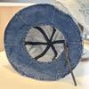 Korean Style Denim Bucket Hats Sweet Basin Caps for Men Fashion Sunscreen Hat  Summer Spring