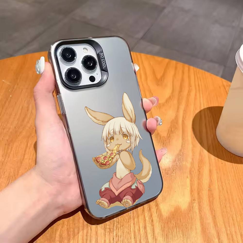 M-Из-Бездны-S Чехол для телефона для iPhone 17, 16, 15, 14, 13, 12, 11 Plus, Pro Max Черный Конфетный Посеребренный Чехол