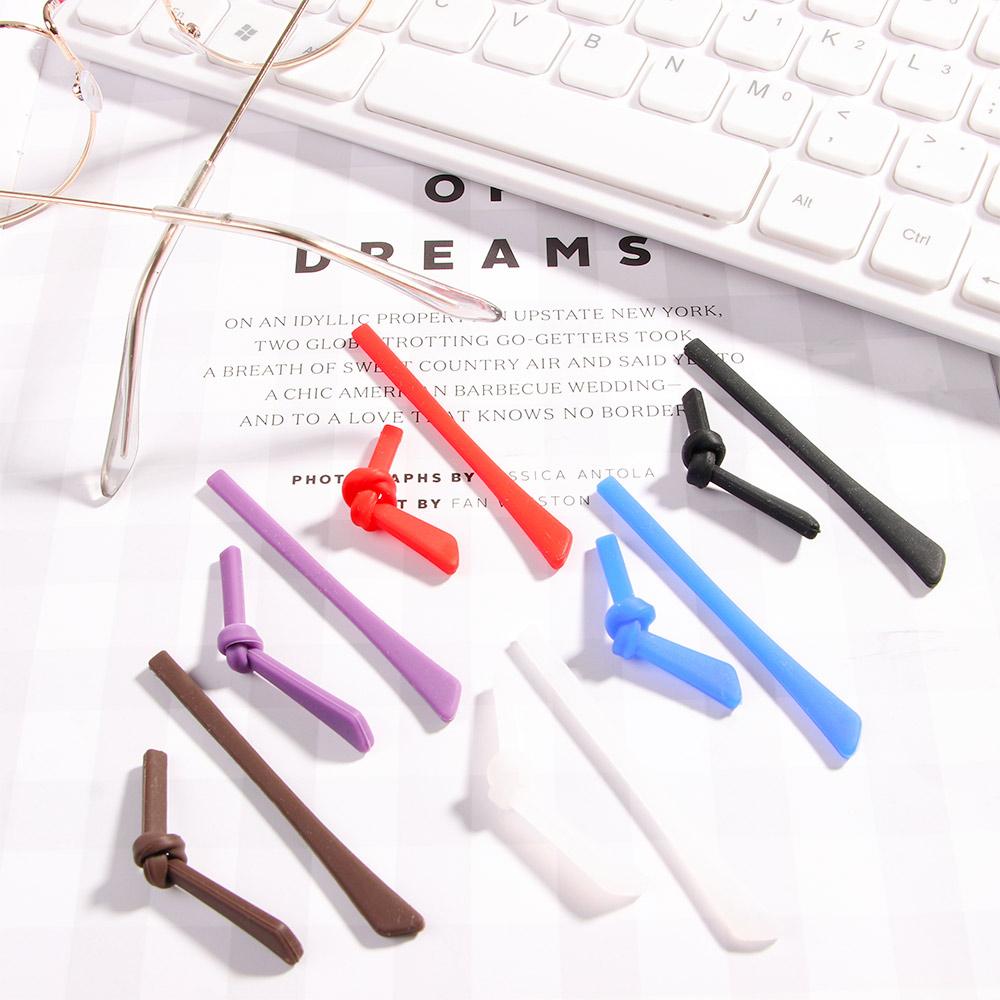 Anti Slip Silicone Eyeglasses Temple Tips Ear Hook Tubes Glasses Ear