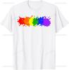 HUMAN LGBT Flag Gay Pride Month Transgender Rainbow Lesbian T-Shirt LGBT Camisetas  Graphic T Shirts  Women Clothes