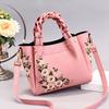 Exquisite Flower Embroidered Women's Bag 2024 New Korean Fashion Shoulder Bag Women's Crossbody Bags Trendy Women's Handbag