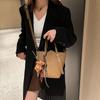Hand Carrying Bucket Bag At Work 2025 New Texture Versatile Portable Women's Bag Commuter Messenger Shoulder Bag