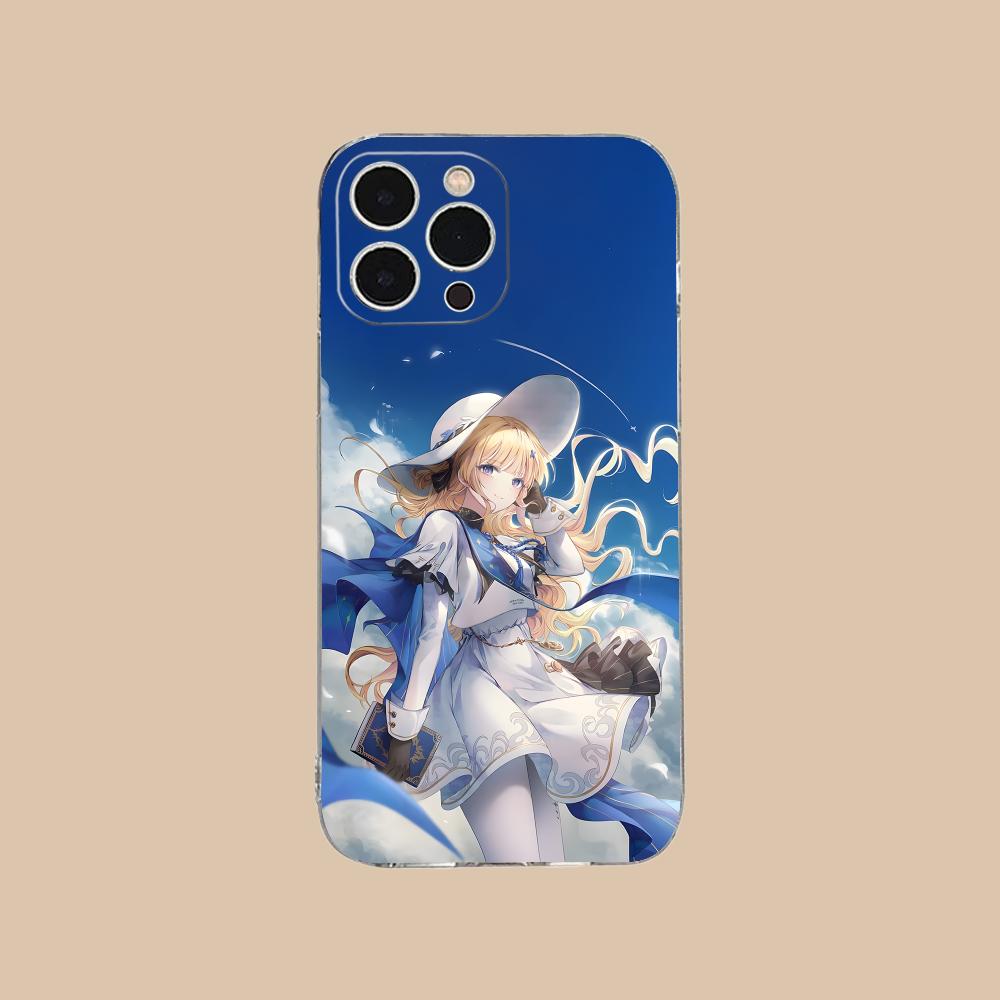 Wuthering Waves Phoebe Phone Case for iPhone 17 16 15 14 13 12 11 X XR XS Air Pro Max Plus Mini Clear Colorful Cover Pretty
