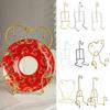 Metal Tea Cup Storage Rack Decorative Saucer Holder Kitchen Cup Organizer  Home Kitchen
