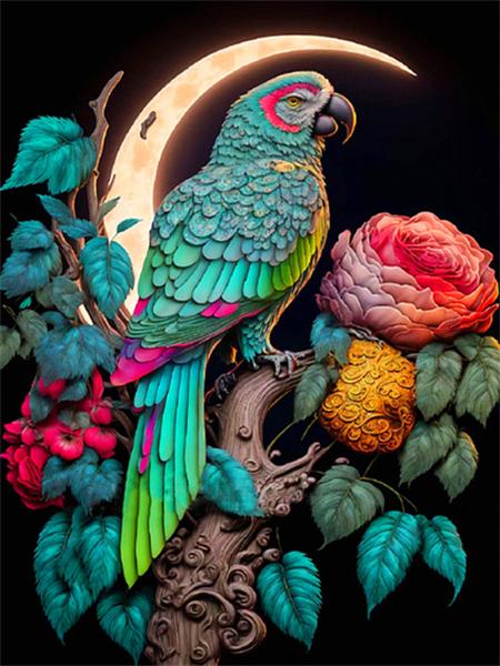 5d Diy Алмазная картина Попугай Набор для вышивки крестом Мозаика Красочные Птицы Квадрат/Круглый Домашний Декор Вышивка Картина