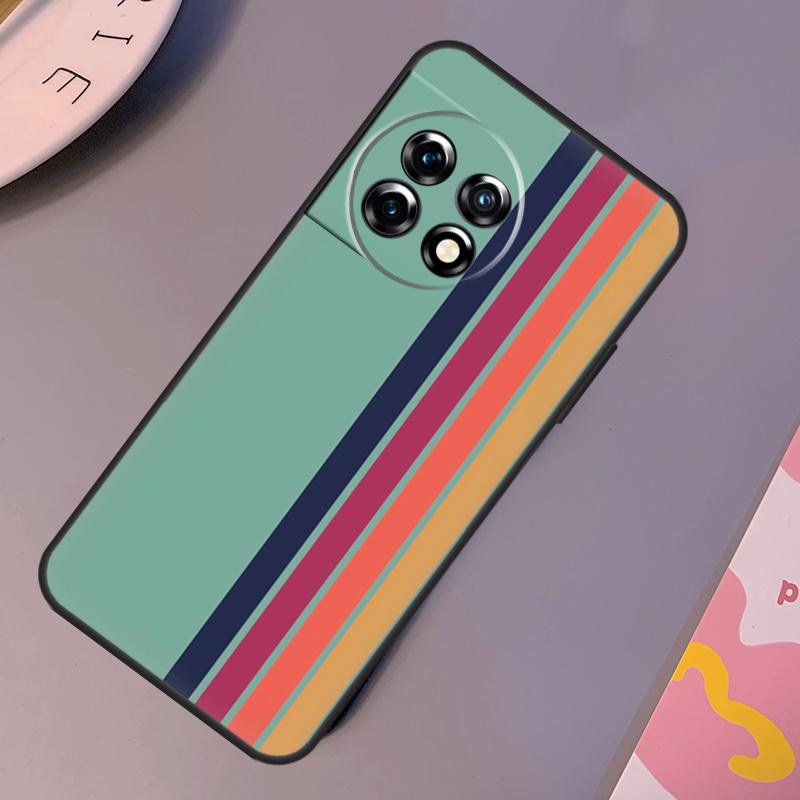 Ретро-полоски Эстетичный Винтажный Чехол Для OnePlus Nord 3 2T N10 N20 CE 2 Lite OnePlus 9 10 Pro 9RT 10R 10T 12R 11 12 Чехол