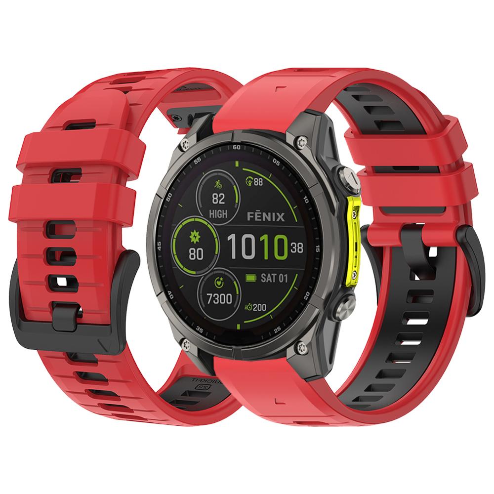 Сменный ремешок Для Garmin Fenix 8 Pro 51мм 47мм E 7 7X/Epix Gen 2/D2 Mach 2 1 Fenix8 AMOLED 22мм 26мм Спортивный силиконовый ремешок