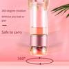 1 PC Glass Cup Red/Silver Double-layer Large-capacity Tea-separating Glass Cup 360ml, 420ml, 450ml Drinkware Water Bottles