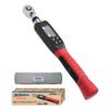 3/8" (9.5mm) Digital Torque Wrench, 5-50Nm Torque Range, Built-in Buzzer and LED Warning Light, ISO 6789 Calibration Certificate Included, for