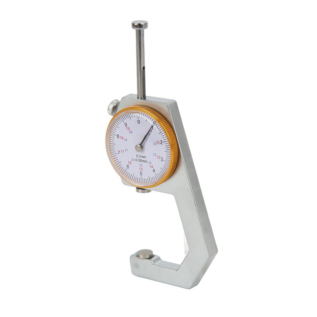 Thickness Gauge Handheld Flat Head High Accuracy 0‑30mm 0.1mm Thickness Measurement Tool for Jewelry