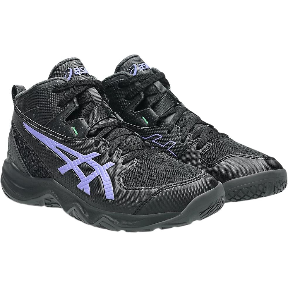 ASICS Support Mid top Children's Basketball Shoes Black Purple Kids' 1064A019-002