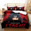 Naruto Series Three-piece Duvet Cover Digital Printing Brushed Two-piece Set Children's Cartoon Anime Quilt Cover