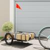 Bicycle Trailer Black 135 x 70 x 37 cm Iron