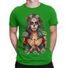 Gothic Sugar Skull Woman Portrait TShirt Dark  Ornate Day of the Dead DT2382