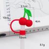 Крышка для силиконовой соломинки Stanley с заглушкой от пыли - Дизайн с изгибом, 10 мм