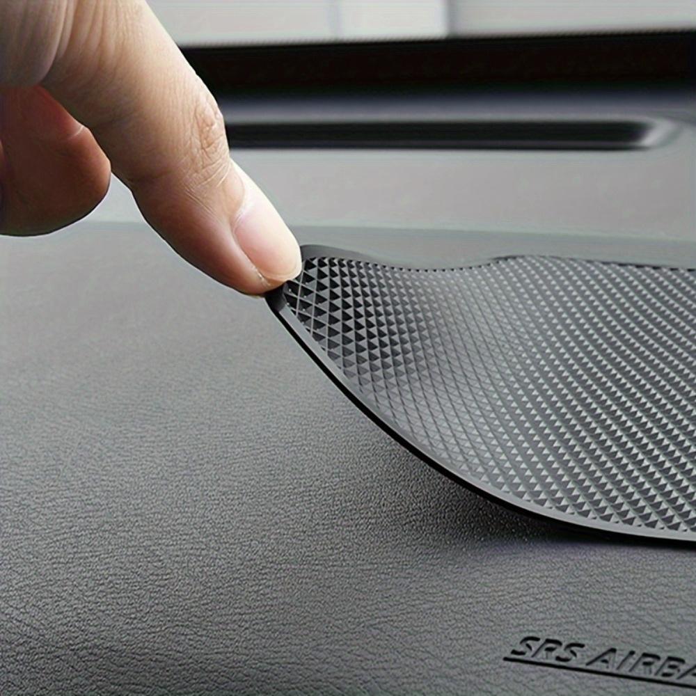 ПВХ Противоскользящий Коврик на Панель Приборов Нескользящий Липкий Коврик для Телефона и Очков, Совместимый с Большинством Транспортных Средств, Аксессуар для Интерьера Автомобиля