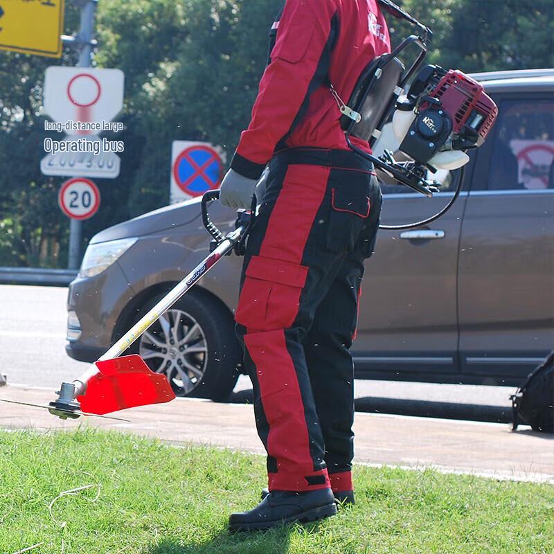 KAZZ GX50 4-Stroke Backpack Gasoline Brush Cutter CN plug (adapter included)