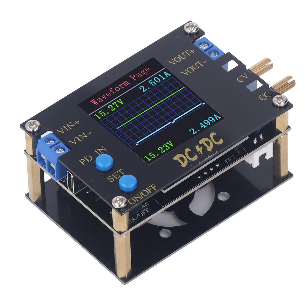 Понижающий повышающий преобразователь постоянного тока с регулируемым напряжением CC CV Модуль питания 7?32В 4А 50Вт