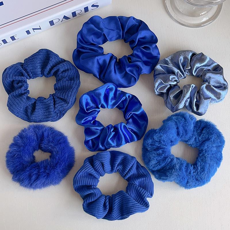 1 комплект простых симпатичных резинок для волос в клетку с цветочным узором в горошек, эластичная резинка для волос, милые аксессуары для волос, подарки