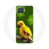 Case for Oppo A93 Yellow Parakeet Birds Green Background