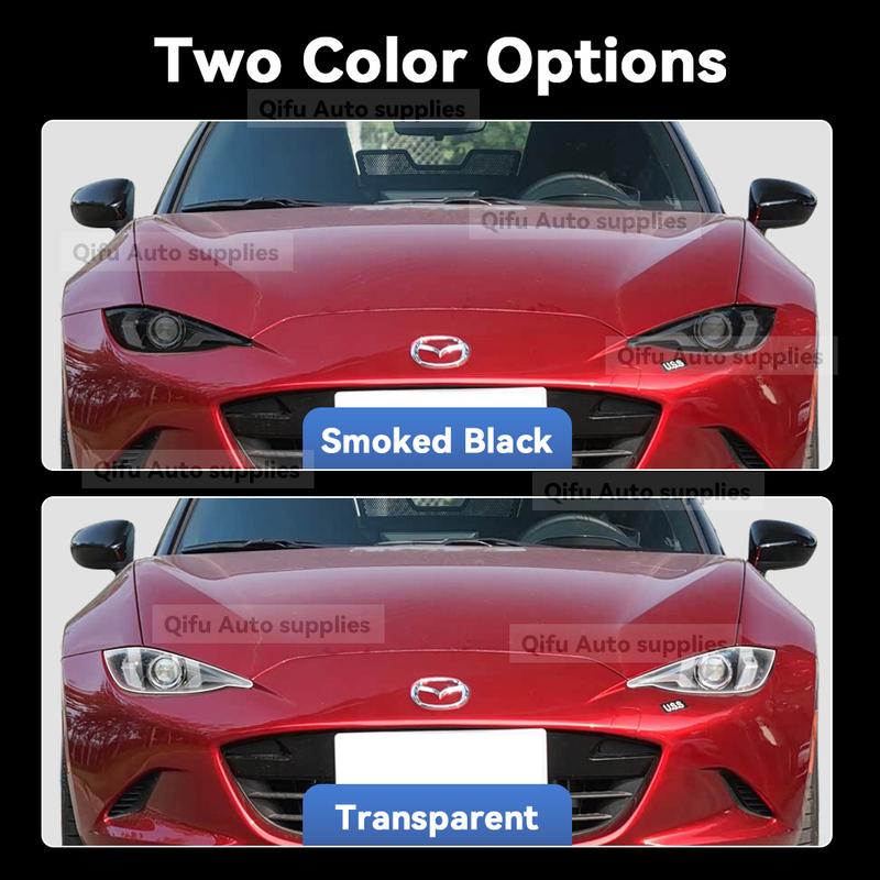Для MAZDA MX-5 MX5 -2026 ТПУ Защитная пленка для фар от царапин Дымчато-черная Прозрачная Изменяющая цвет Модификация