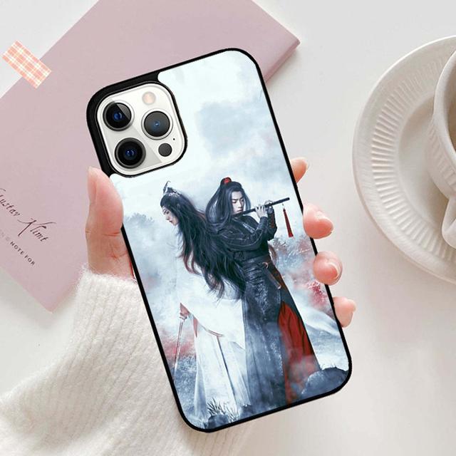 Осень Неукротимый Лань Чжань Вэй Ин Чехол для телефона для iPhone 17 Air 16 16e 15 12 11 13 14 Pro Max Plus Coque