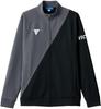 VICTAS Унисекс Тренировочная куртка для настольного тенниса 4XL 542101 V-JJ227 Серая/Черная