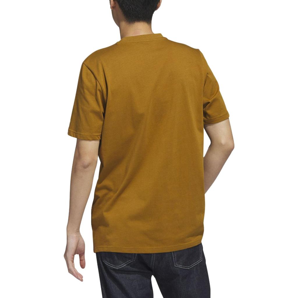 adidas Multi Linear Sportswear Graphic T-Shirt 'Brown' Men's HS2525
