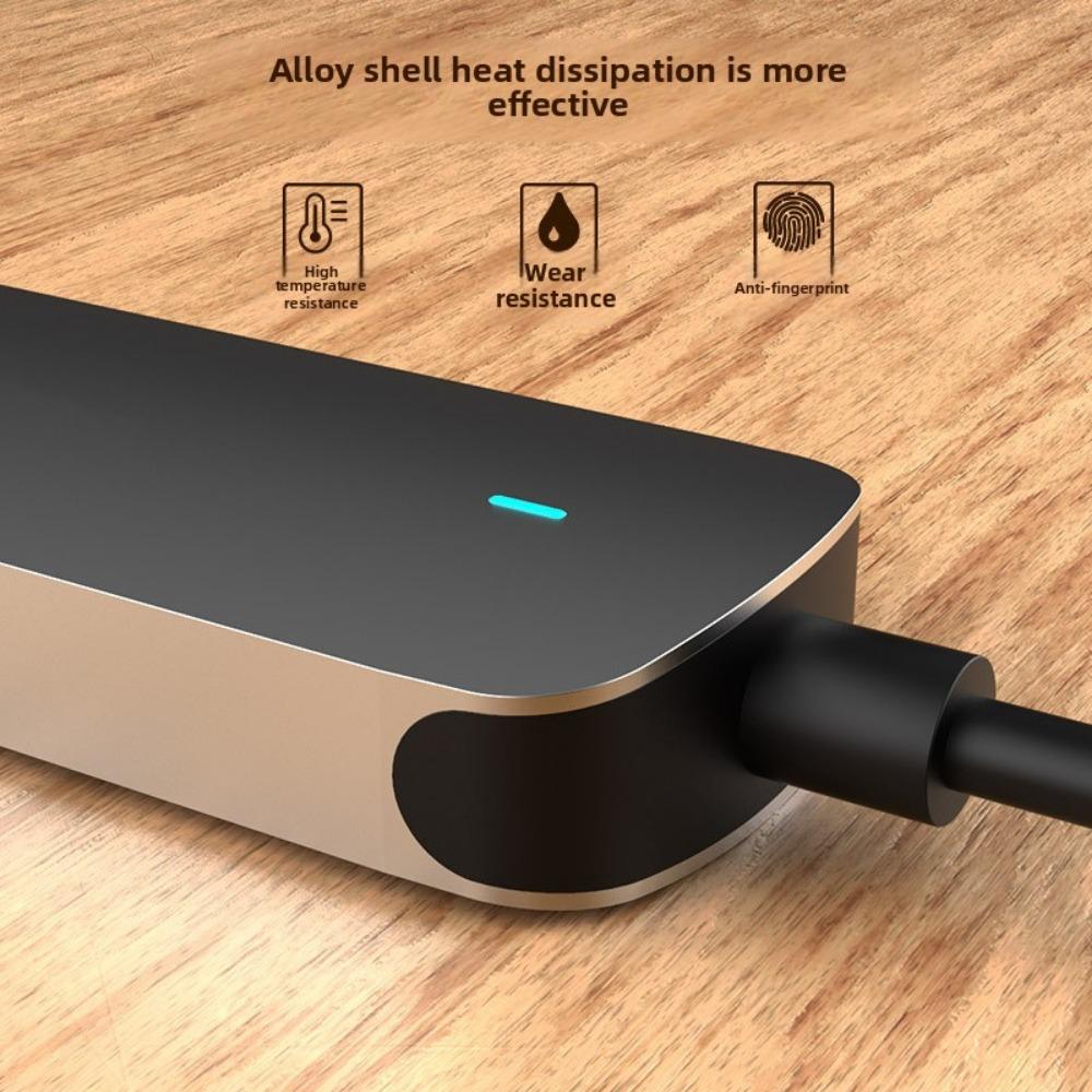 Док-станция 6 в 1 Type C USB C Hub Multiport Adapter для ноутбука MacBook Pro Air