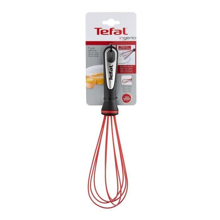 TEFAL INGENIO Fouet silicone, Qualité Premium, Résiste à la chaleur jusqu'à 230° C, Sans BPA, Compatible lave-vaisselle K2071714