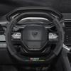 Чехол на руль Peugeot 408 2013-2024, Замша с карбоновым волокном, Универсальный для всех сезонов