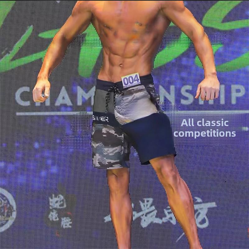 Мужские быстросохнущие шорты для соревнований по бодибилдингу IFBB Olympia 2024 года