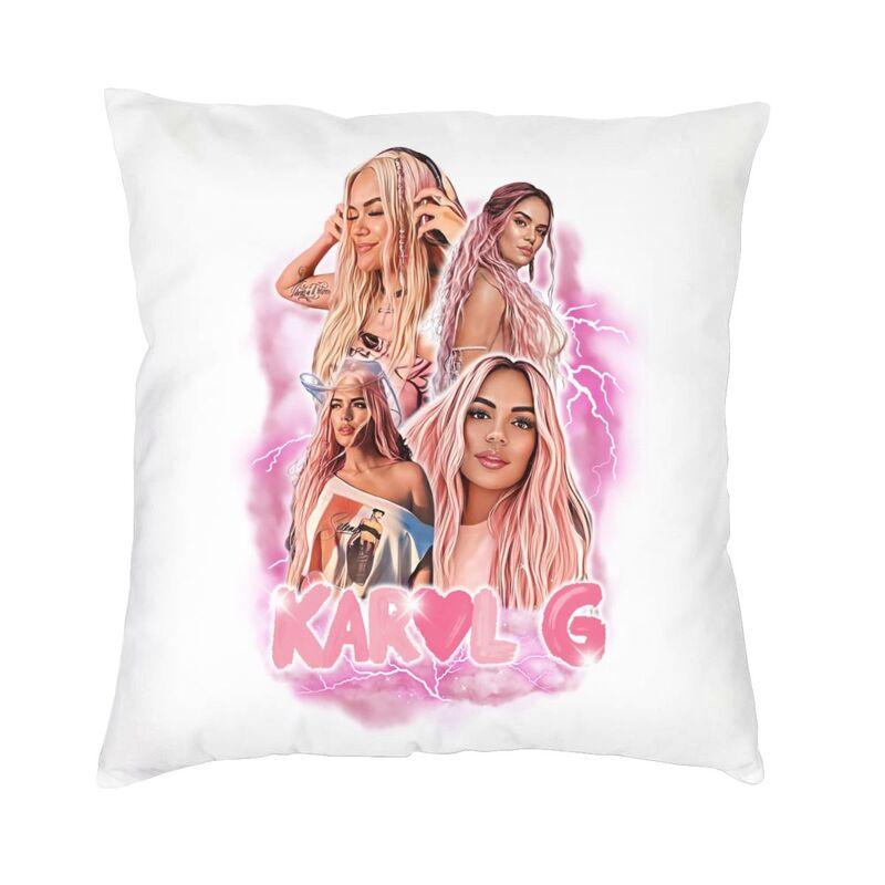 Modern Karol G Bichota Season Cushion Cover Polyester Reggae Ainger Pillow Case for Living Room Pillowcase