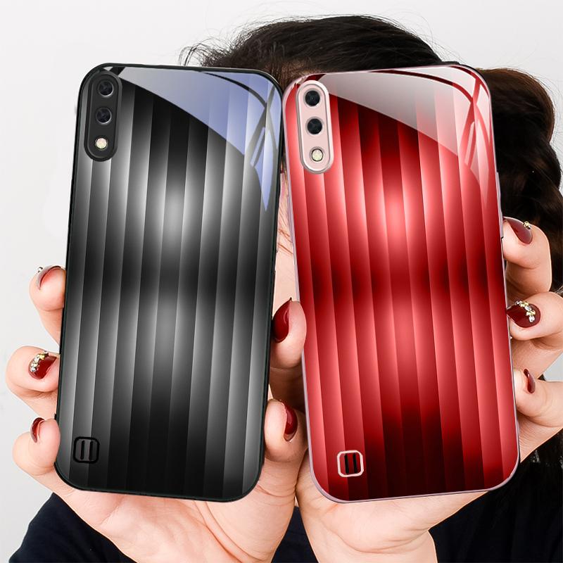 Коричневый нежный градиент Для Samsung A01 A02 03 Core 04 05 06 10 12 13 14 5G 15 16 M02 12 Note 8 9 10 20 стекло Ультра чехол для телефона