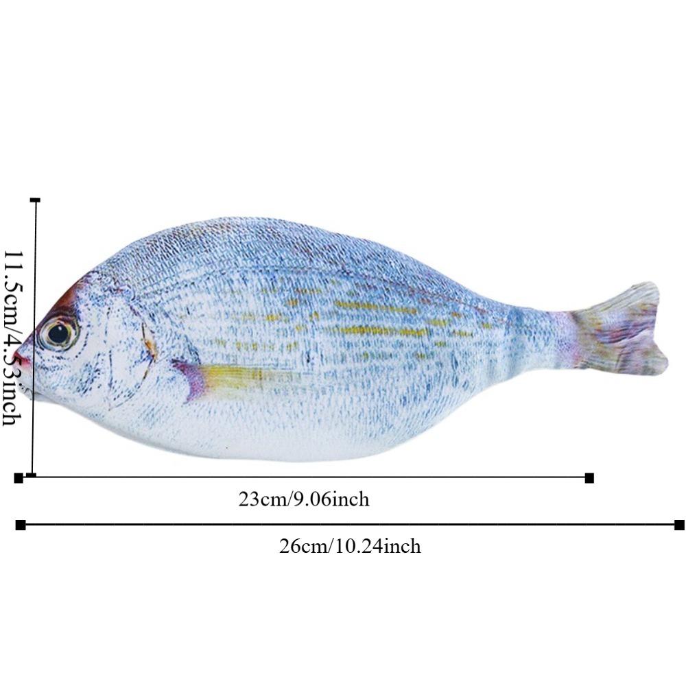Portable Simulation Fish Pencil Case Large Capacity Pencil Bags Pen Storage Bag  Kids Gifts