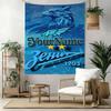 Fc Zenit Saintpetersburg Custom Your Name Wall Decor Tapestry Art For Pet Memorial Birthdaywedding Party Backdrop Family Gift