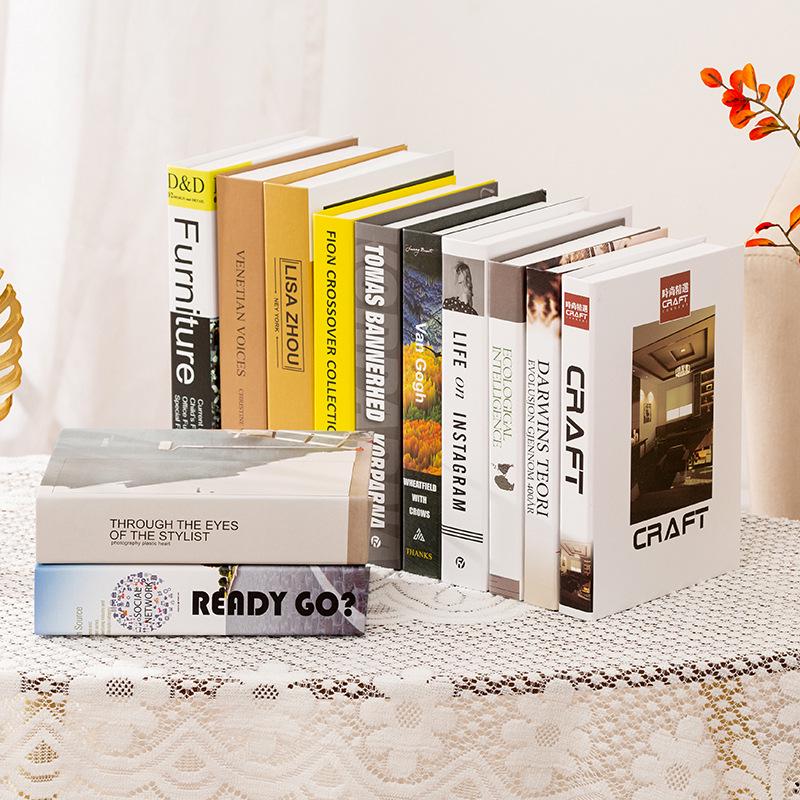 Роскошные Декоративные Фейковые Книги: Английские книжные модели для фотографии и домашнего декора