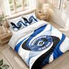 Bedding Set 1 Duvet Cover 2 Pillowcases Hamburger SV Football Print Bedroom Home Decoration