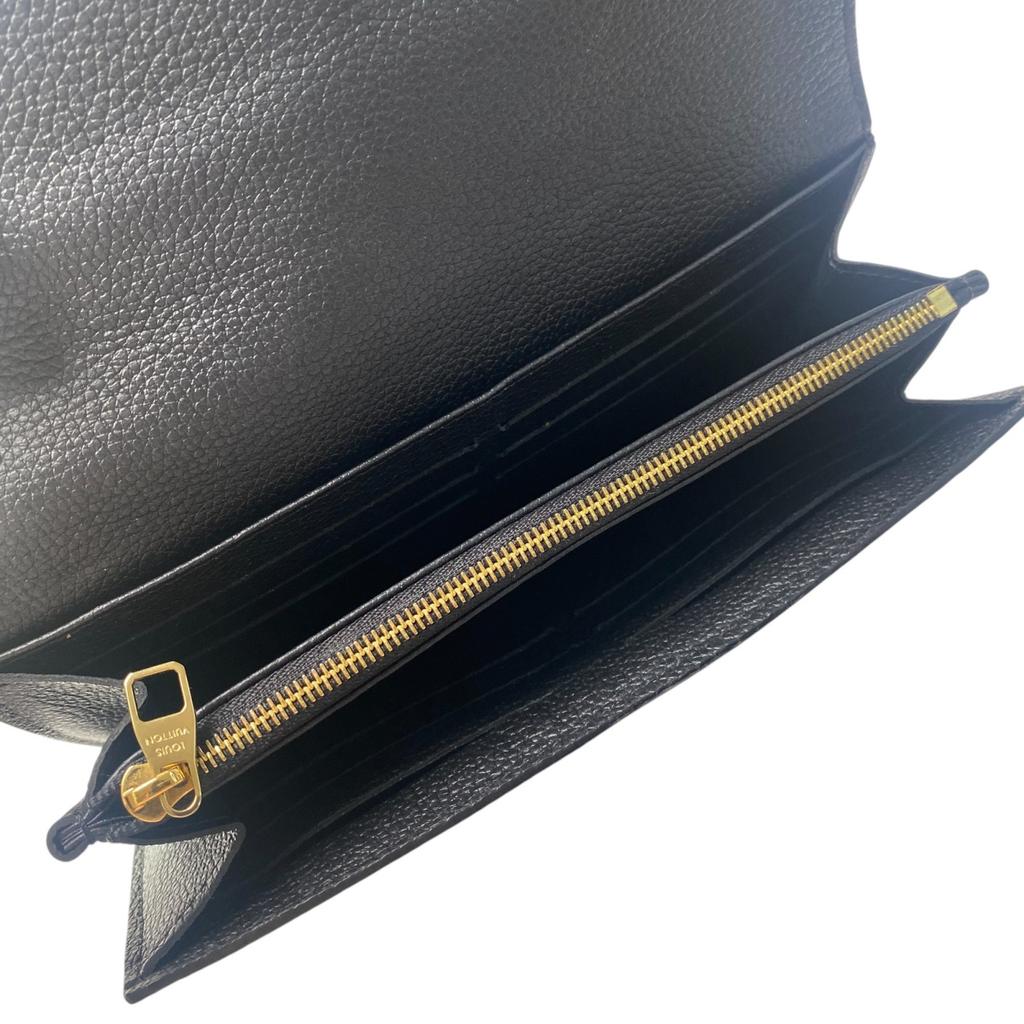 Подержанный кошелек LOUIS VUITTON Серия Black/Кремовый тип кожа Женский