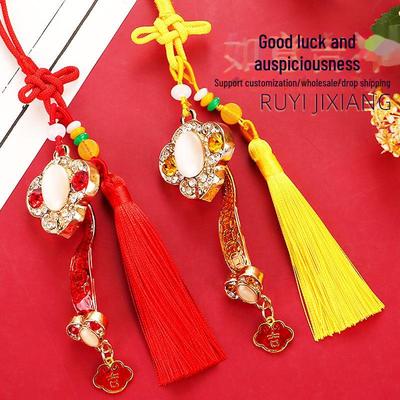 Древний китайский узел мира пряжка кисточка подвеска для одежды и сумок