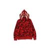 Худи на молнии с двойным принтом акулы Bape Color Camo SS24 1K30-115-001
