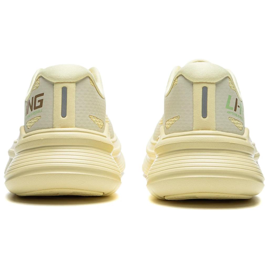 Li Ning Ling Yue Нескользящие, Дышащие, Легкие Низкие Повседневные Беговые Кроссовки Женские Желтые ARSU098-1
