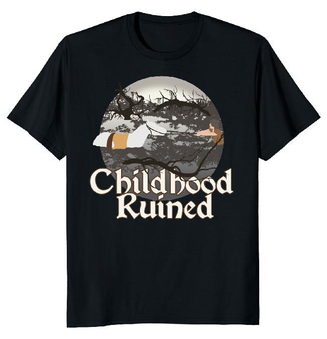 Футболка унисекс «Childhood Ruined Swamp»
