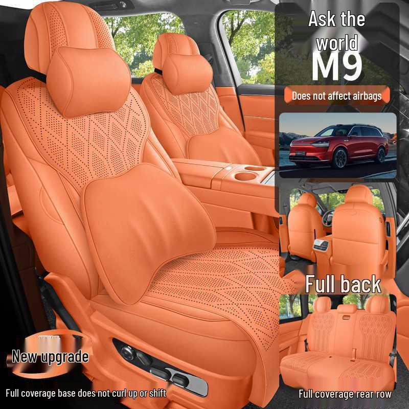 Wenjie M9 Suede Perforated All-Season Seat Cushions